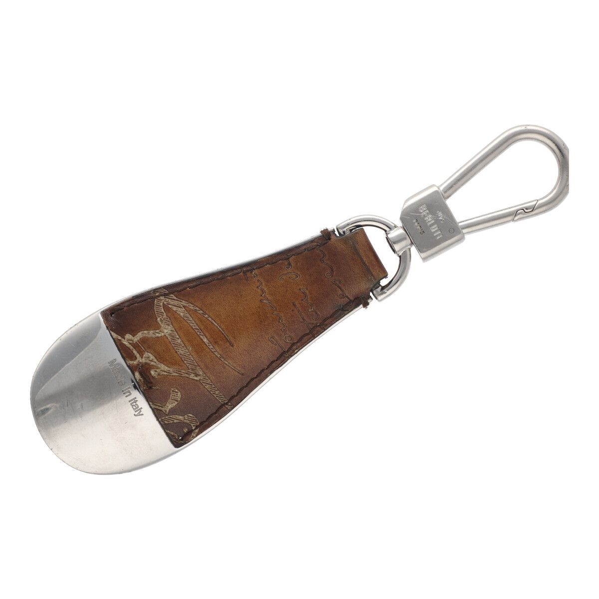 H.FACTORY　希少限定品！ ベルルッティ シューホーン キーリング X298899_shoehorn-scritto-