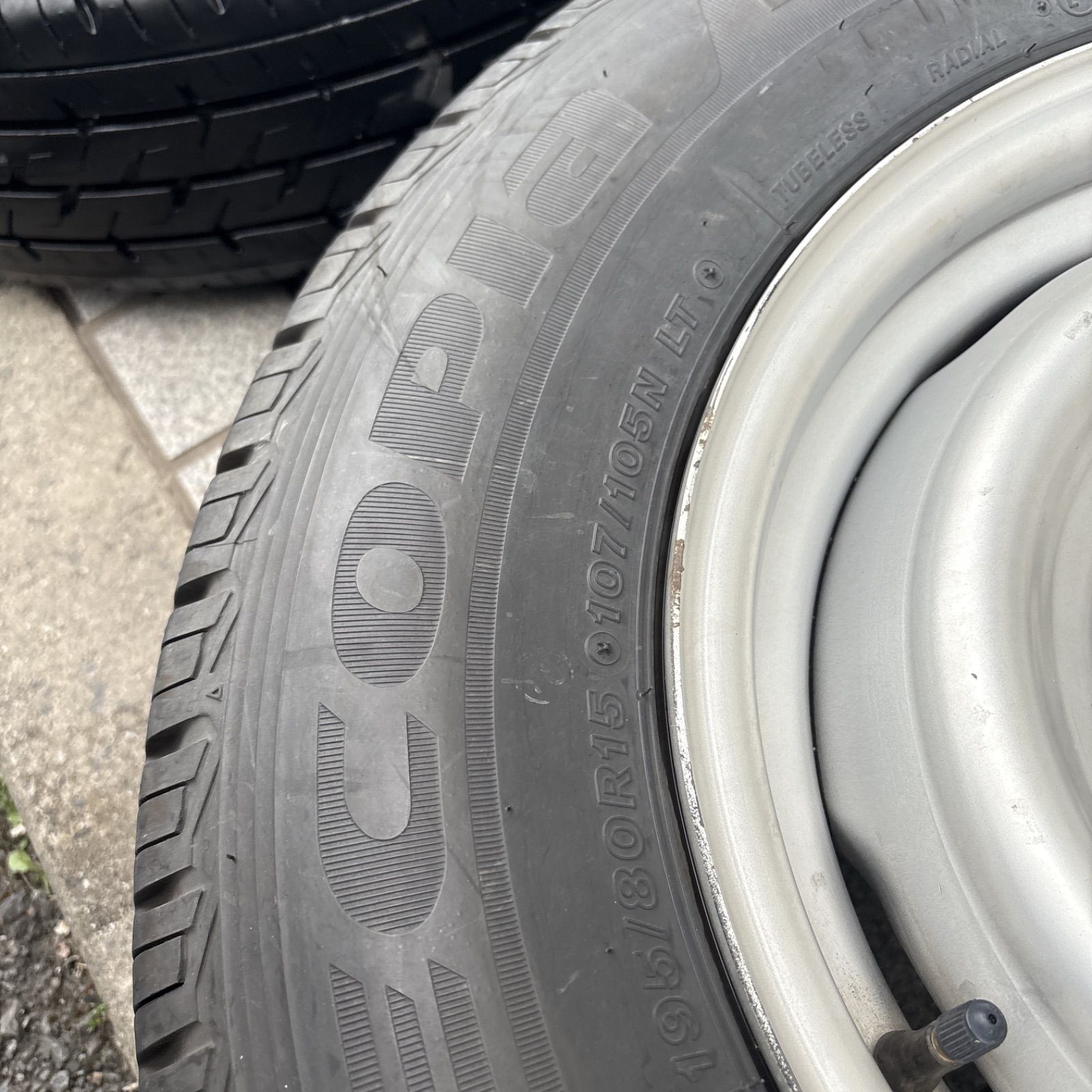トヨタ 200系ハイエース 純正ホイール BRIDGESTON ECOPIA ハイエース 200系 ホイール +40 1670 16インチ 7J 139.7-6H