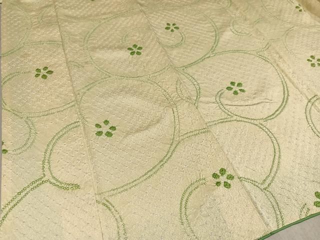 正絹　上質な小紋　絞り染め　単衣　草花文　逸品　身丈157　裄70 お茶席のきもの － 単衣 - 銀座きもの青木｜長く大切に着続けて