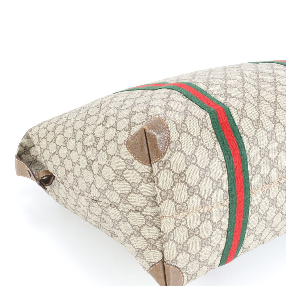 美品 グッチ GG スプリーム シェリー ライン 89 19 レザー