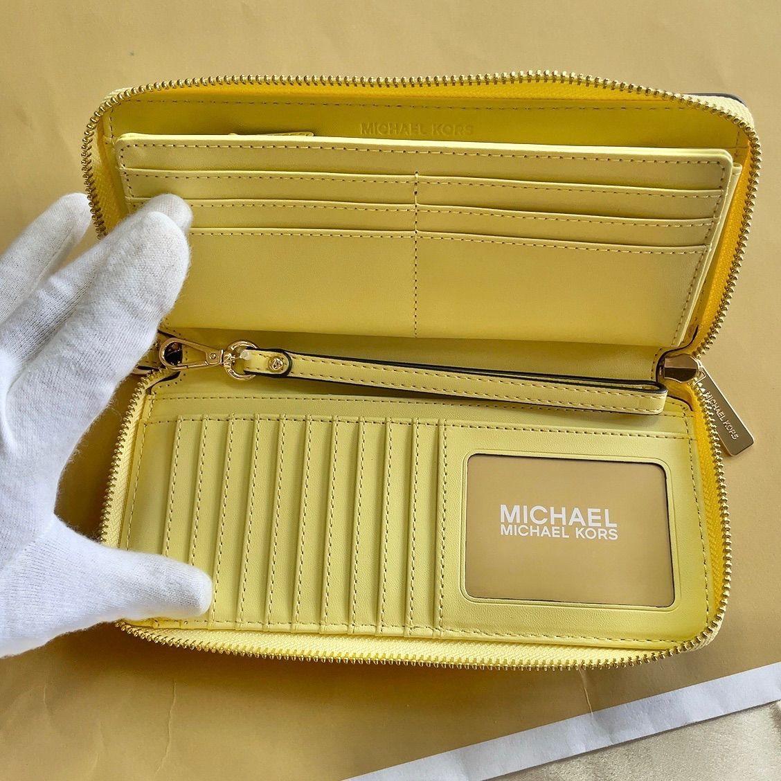 MICHAEL KORS マイケルコース 長財布 新品未使用 タグ ブラウン-