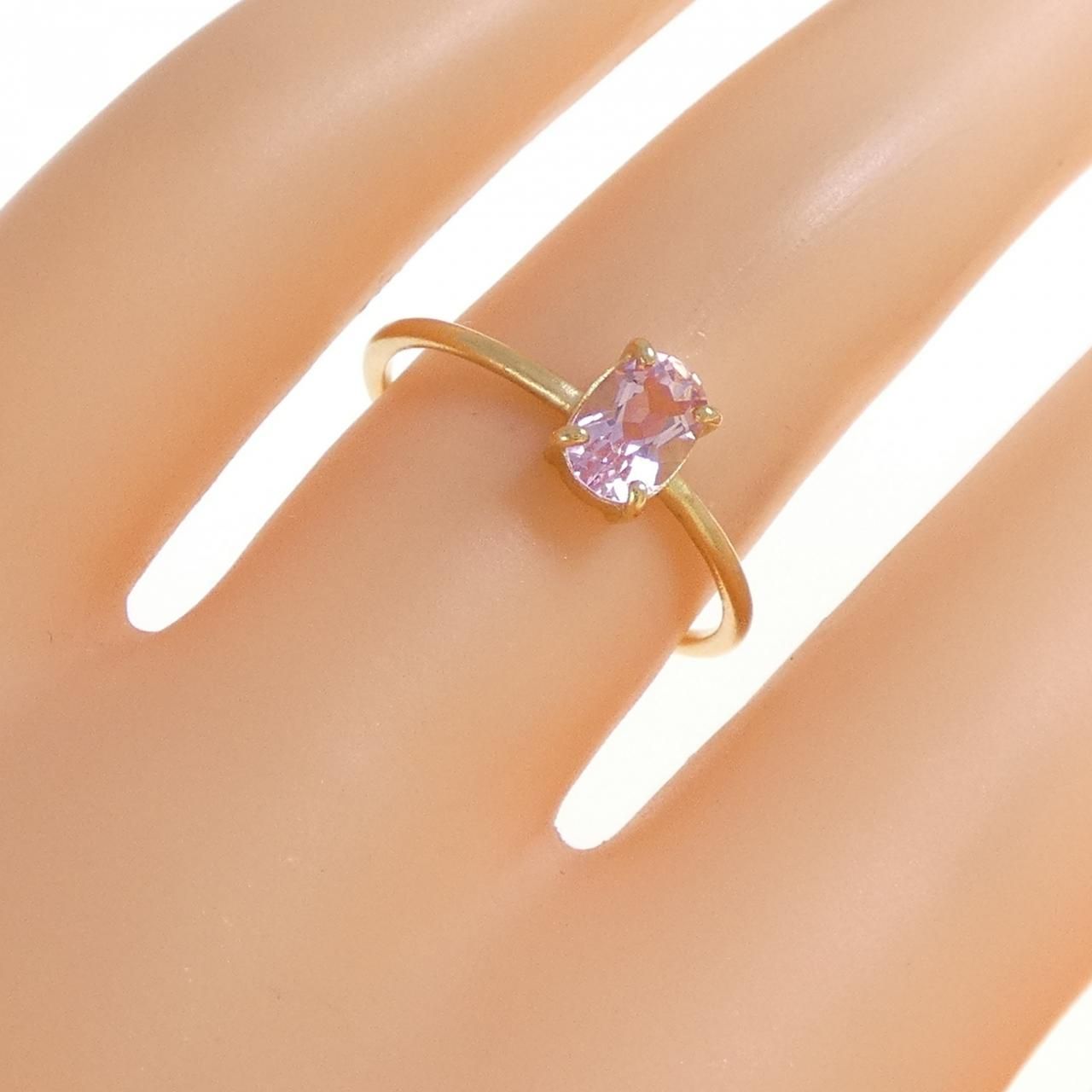 K18YG モルガナイト リング 0.48CT - メルカリ