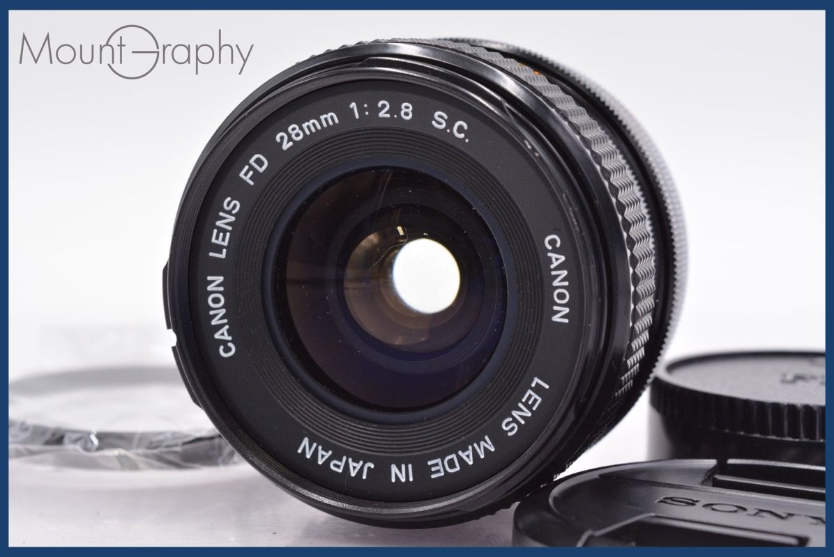 ☆良品☆ キヤノン CANON FD 28mm F2.8 S.C. #M68#035040 28mm FD