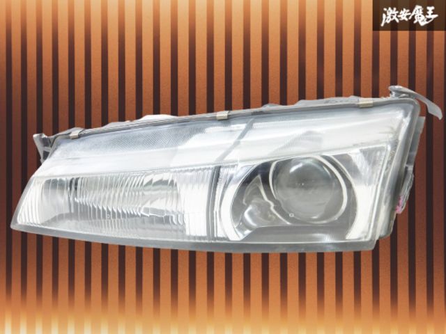 日産 純正 S14 シルビア 後期 角目 プロジェクター ハロゲン ヘッドライト ヘッドランプ 左 左側 助手席側 ICHIKOH 1536X 棚15-2