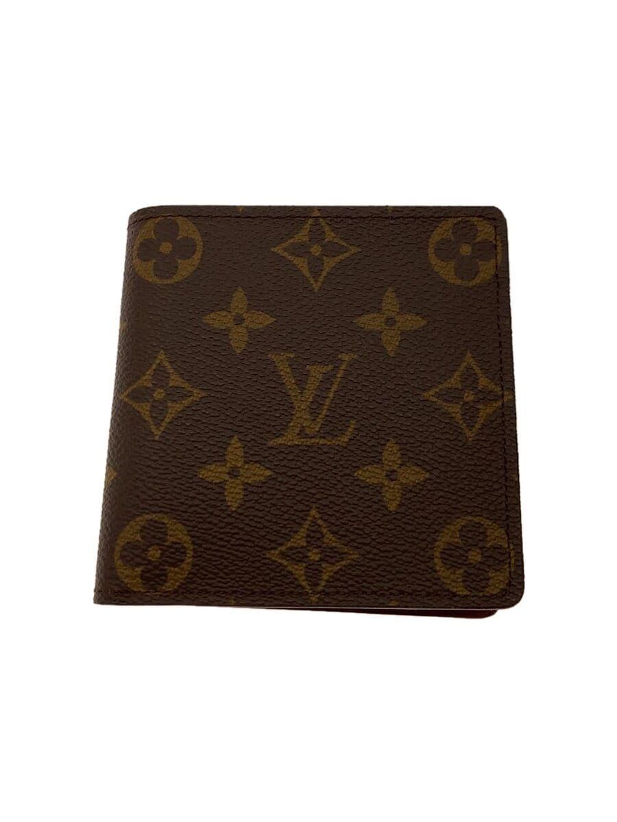 LOUIS VUITTON ポルト・ビエ・カルト・クレディ・モネ_モノグラム・キャンバス_BRW PVC ブラウン メンズ - メルカリ