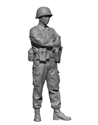 プラモデル 1|16 現用 韓国陸軍 ROKA 歩兵 軽装の下士官 1990年代 レジンキャストキット HS16028