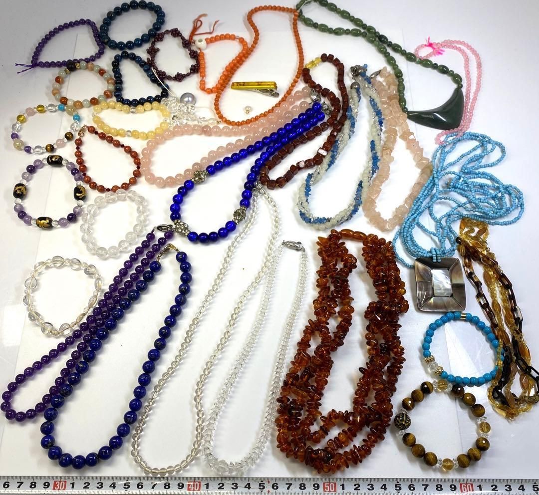 天然石 宝石ネックレス 812g 東Y6-0717ア⑳