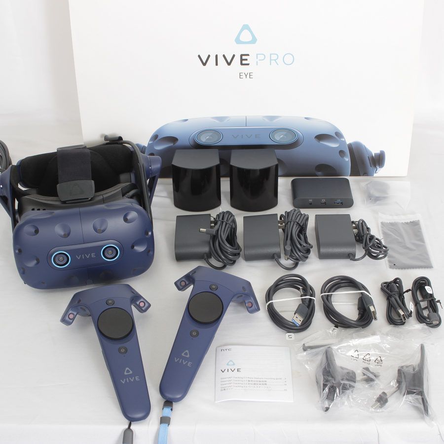 美品】HTC VIVE PRO Eye 99HARJ006-00 VR ヘッドマウントディスプレイ