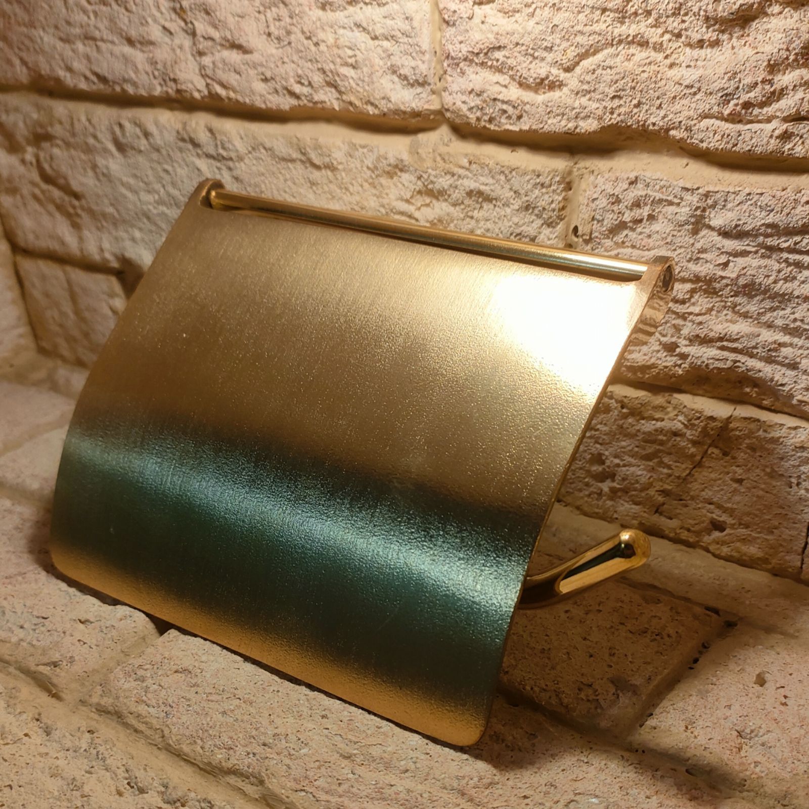 真鍮製トイレットペーパーホルダー