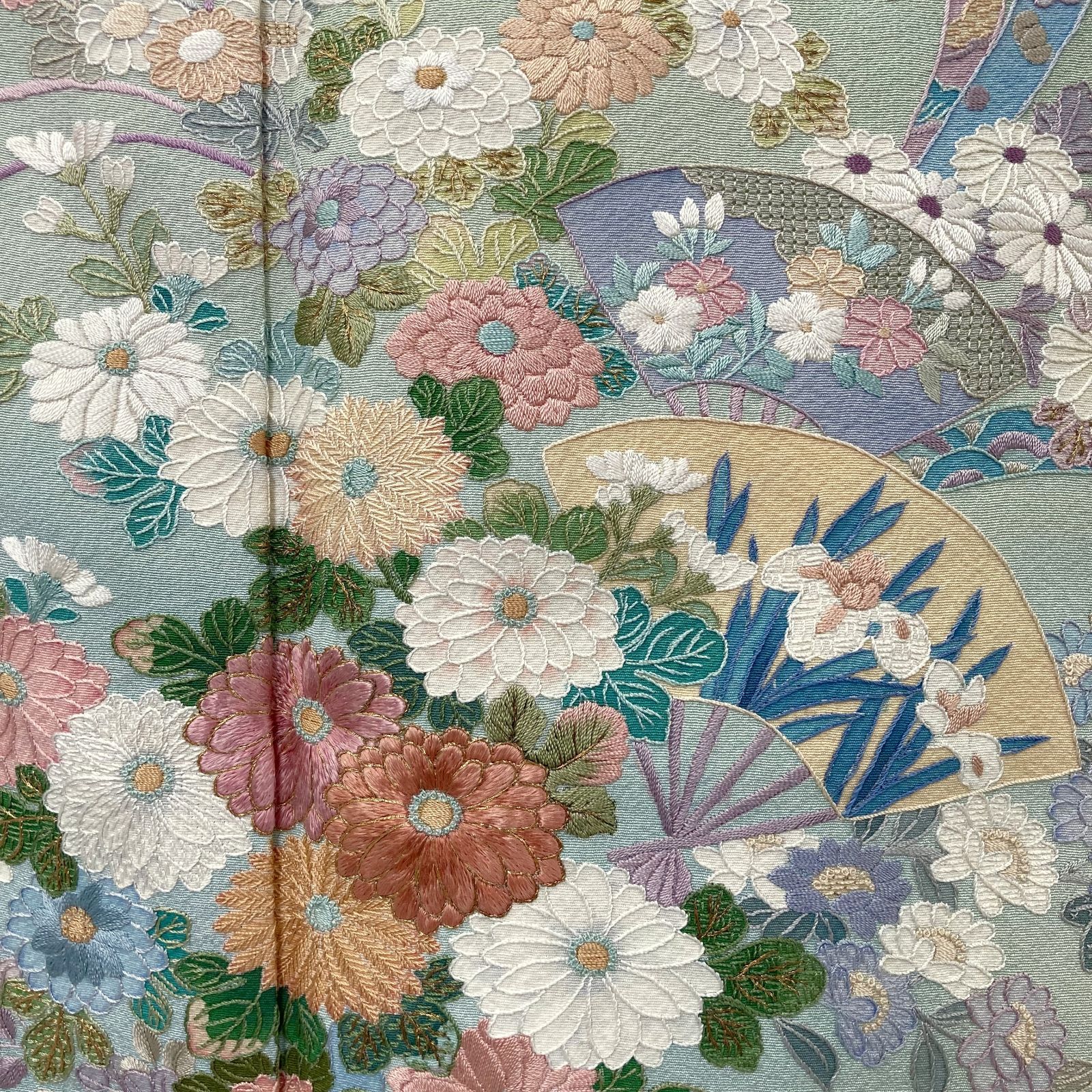 本加賀友禅 東藤岳 未使用 訪問着 枝花文 袷 平和屋着物