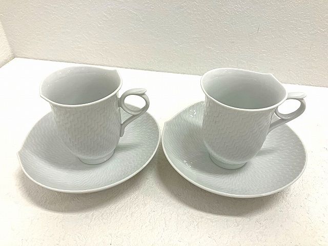 絵（後ほど追加します） ディスカウント マイセン MEISSEN 波の戯れ カップ&ソーサー ペア