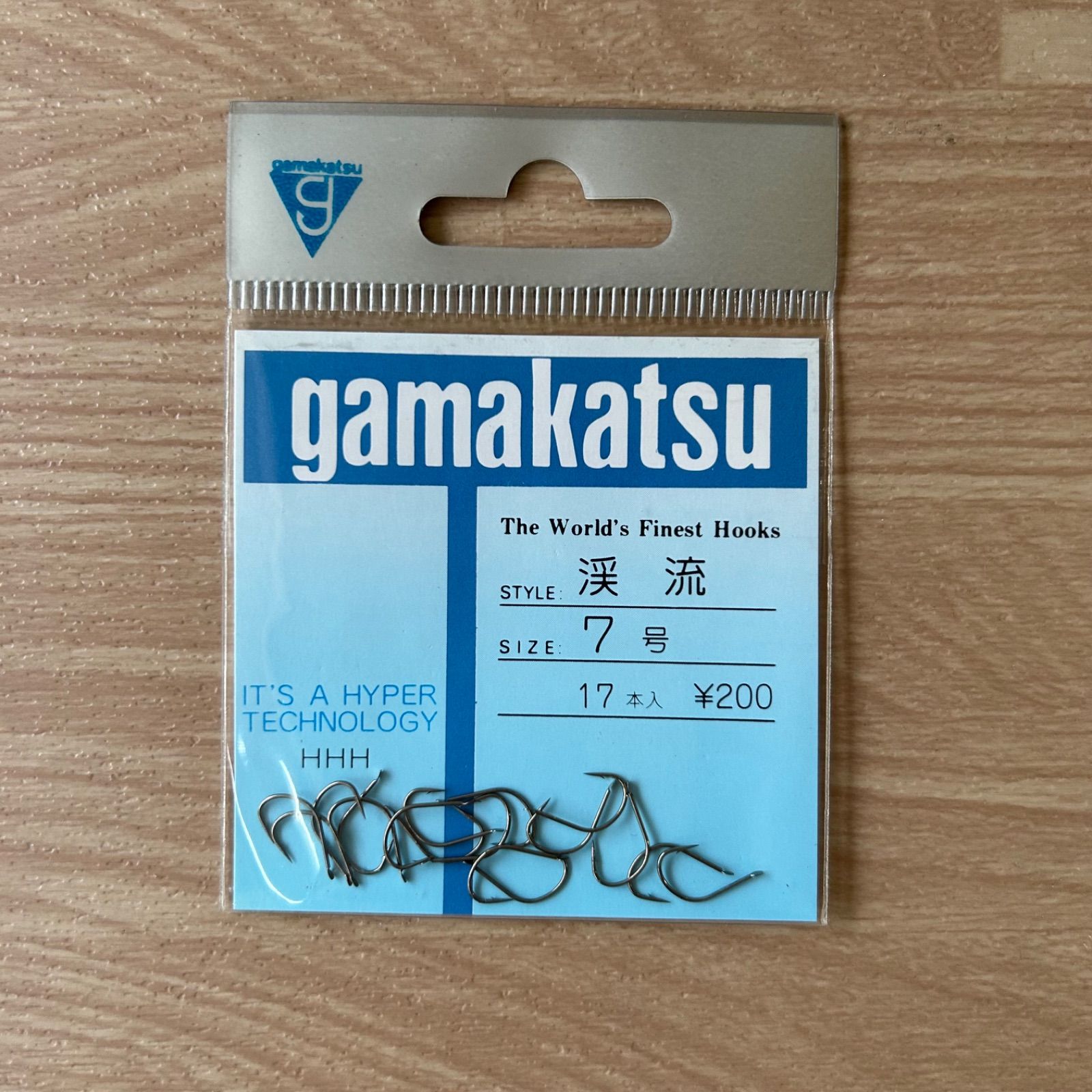 gamakatsu 　がまかつ　渓流　7号　17本入×11袋セット　釣具　釣り糸　釣り針　まとめ売り　釣り引退セット　※1172