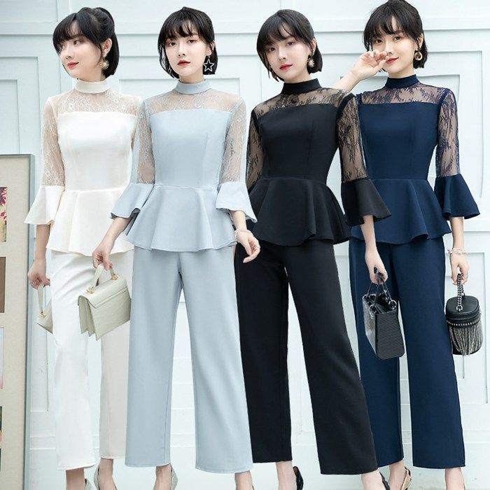 大きいサイズ 極美品 ヒルトン パンツスーツ チェック 13 REDA