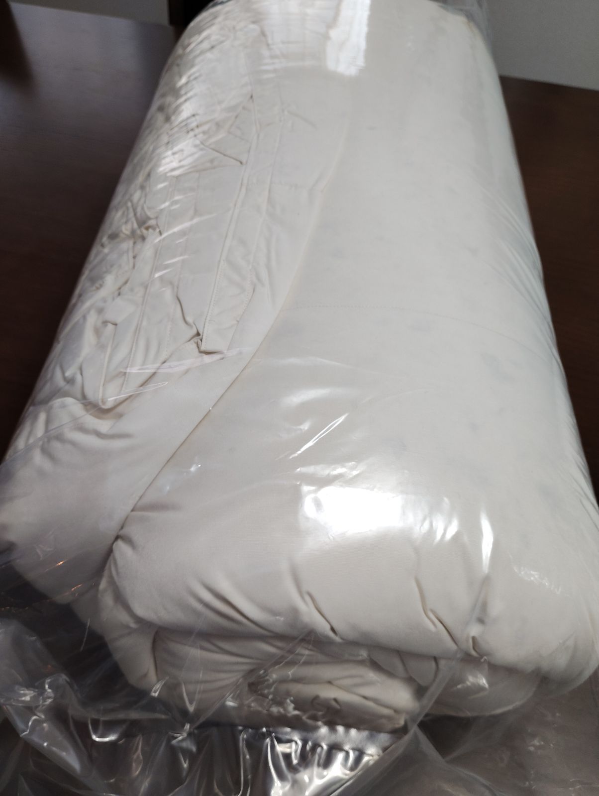 2枚合わせダブル1.6㎏ ベージュ 厚掛け85％1.1㎏ 薄掛け50％0.5㎏