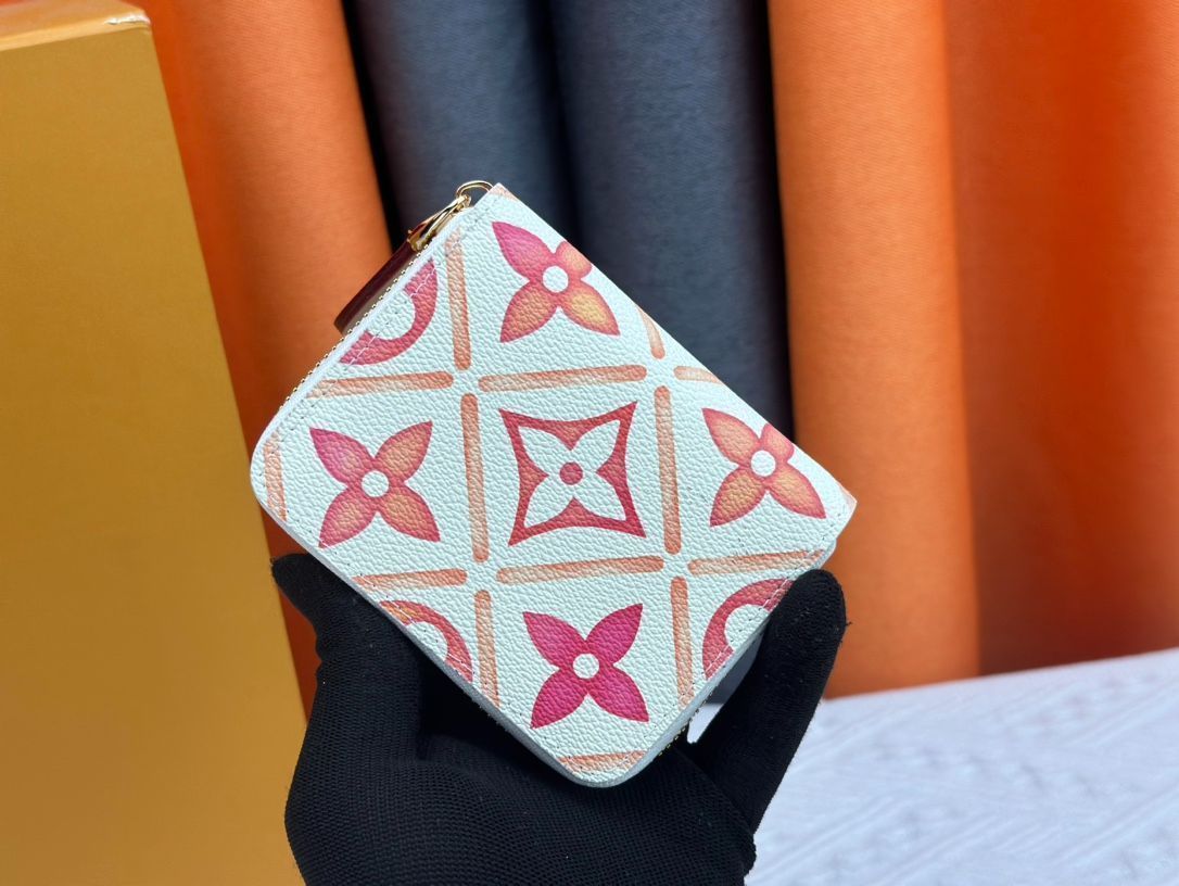 ルイヴィトン LV Louis Vuitton Zippy コインケース 11×8×1cm モノグラムタイルプリント | ♥品