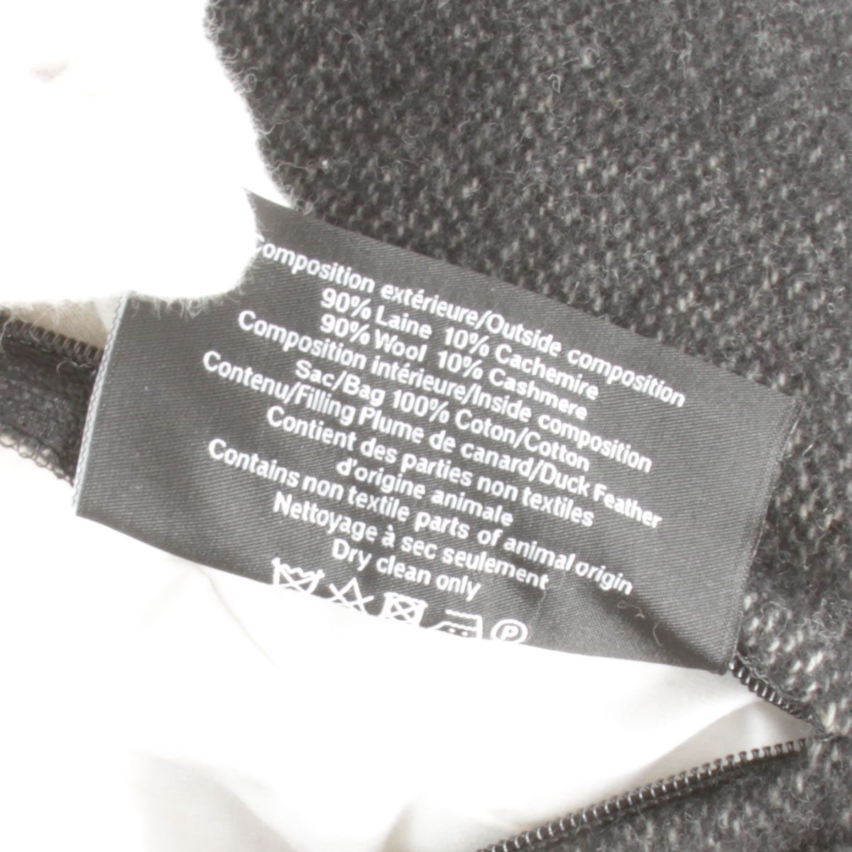 良品『USED』 シャネル クッションカバー インテリアその他 ウール90