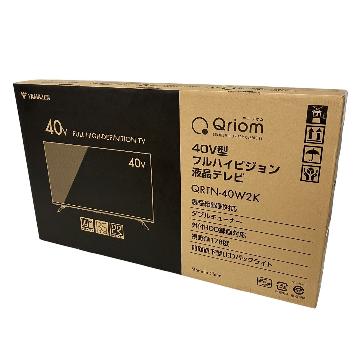 YAMAZEN QRTN-40W2K 40V型 液晶テレビ Qriom キュリオム 山善 S10045301