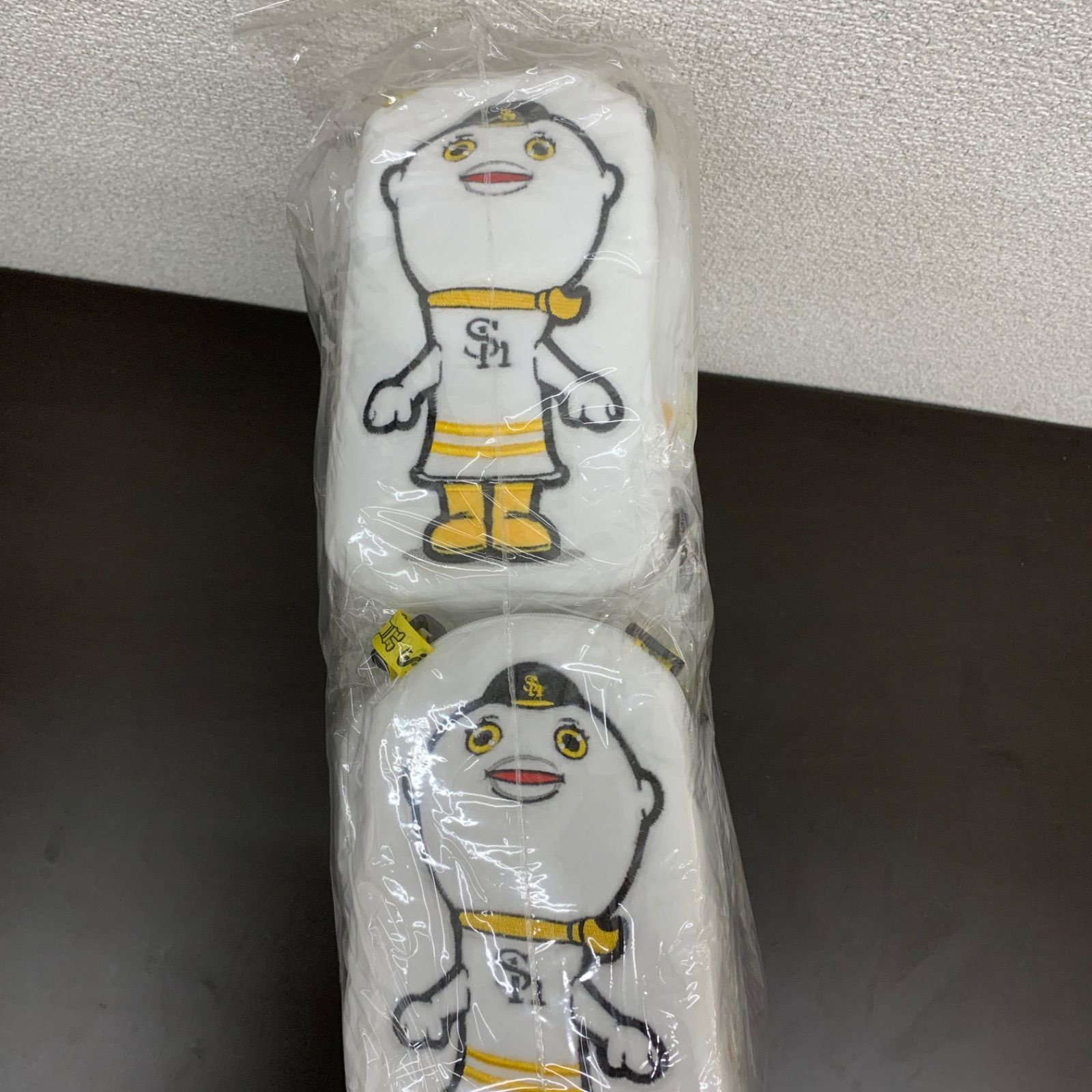 エスクプスグッズ ソフトバンク ホークス ふうさん ネック ストラップ パス ケース