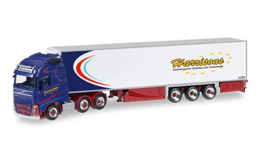 中古】ミニカー 1/87 ボルボ FH Gl. XL 6x2 冷蔵ボックスセミ