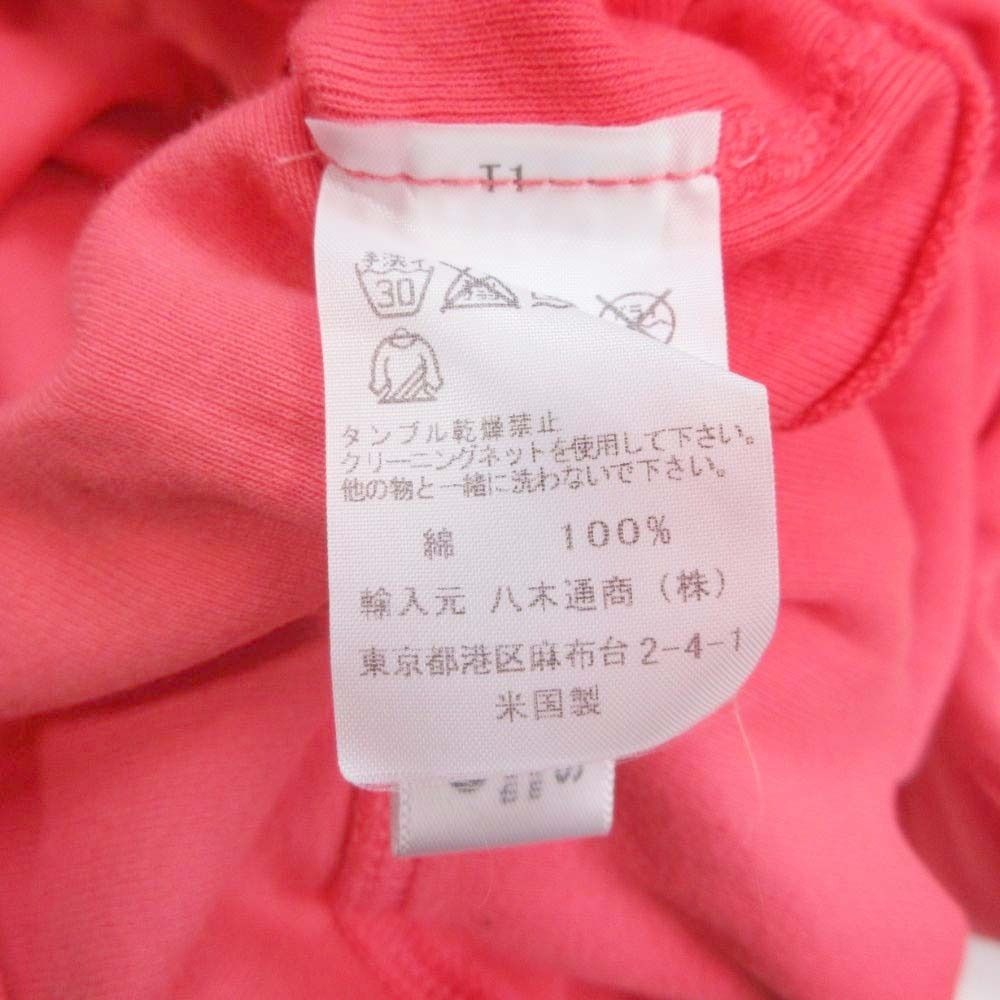 美品 three dots スリードッツ ジップアップ パーカー ジャケット コットン ストレッチ 薄手 S ピンク レディース 古着 中古 美品 three dots スリードッツ ジップアップ パーカー