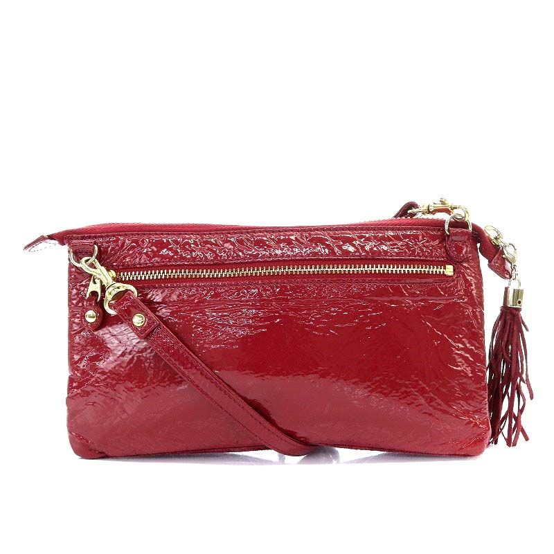 ATAO ブーブー エナメル ポシェット アタオ ショルダー 財布 長財布