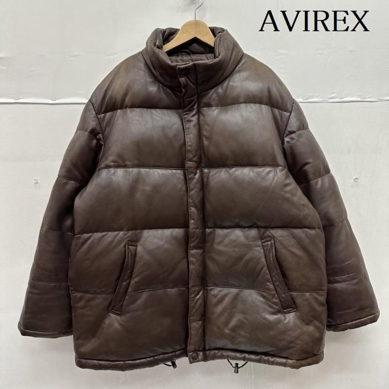 AVIREX アヴィレックス ジャケット 上着 ダウンジャケット ラム レザー ダウン ジャケット 6171042