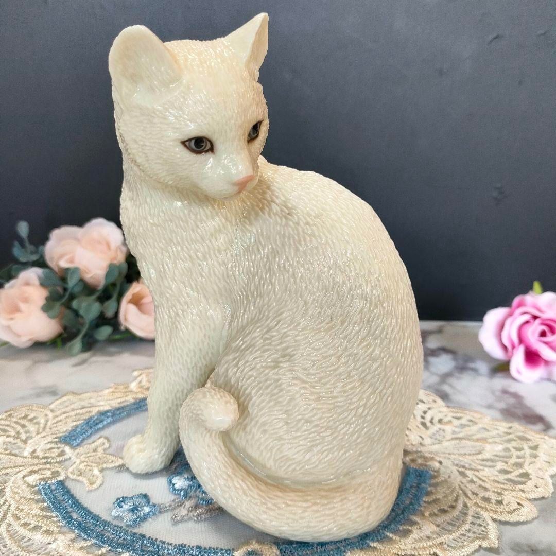 美品 ◇ 大きなサイズ レノックス LENOX ペルシャ猫 陶器 置物