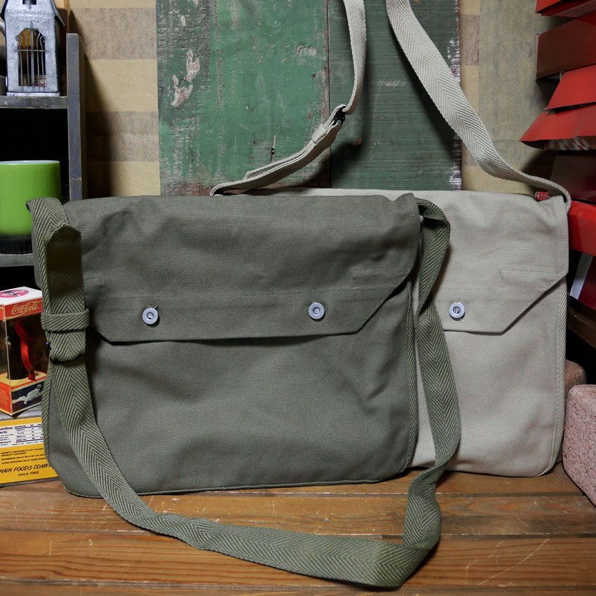 60s フランス軍ミュゼットバッグ フランス軍 1950年代 TTAバッグ ミュゼットバッグ (デッドストック