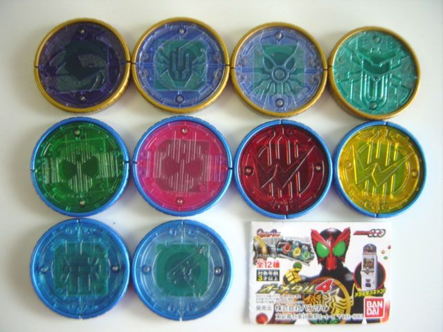 男性に人気！ ☆Hce24BT仮面ライダーオーズ000オーメダル4全10種 - メルカリ 仮面ライダー
