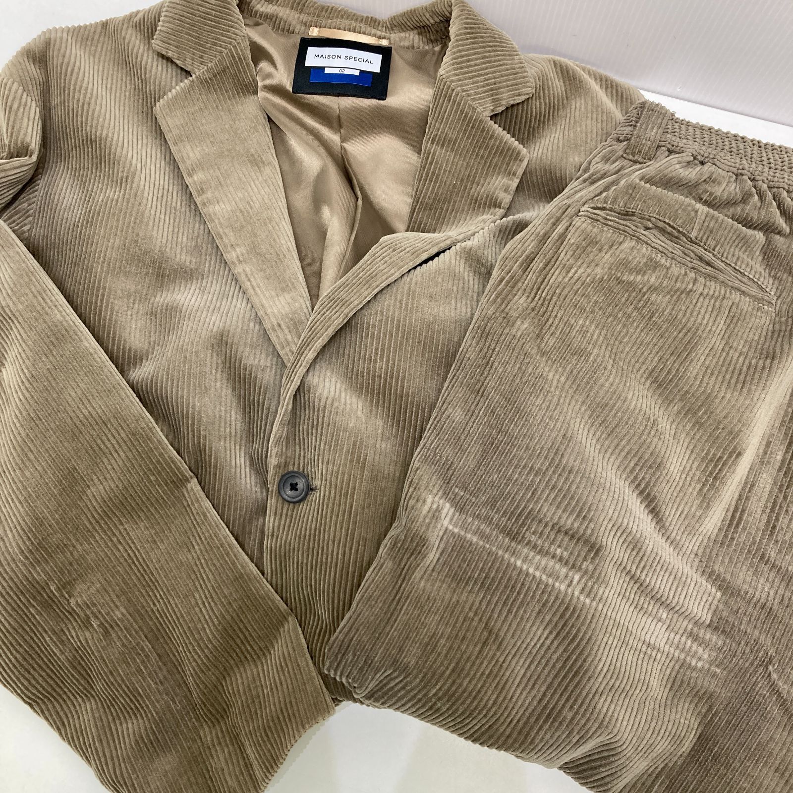 MAISON SPECIAL メゾンスペシャル コーデュロイ セットアップ