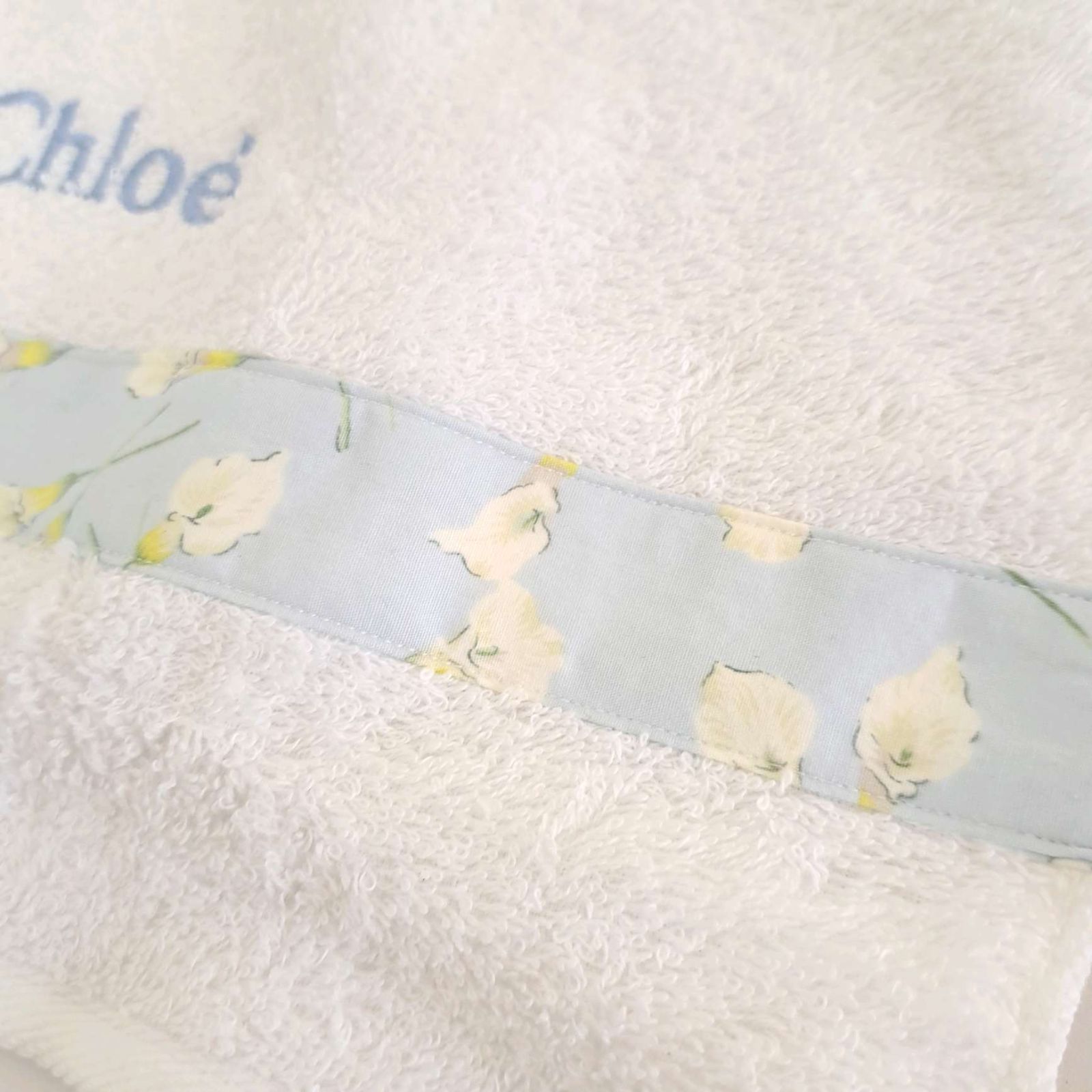 CHLOE クロエ レディース コットンタオル地 花柄 ビーチタオル CHLOE クロエ レディース コットンタオル地 花柄 ビーチタオル