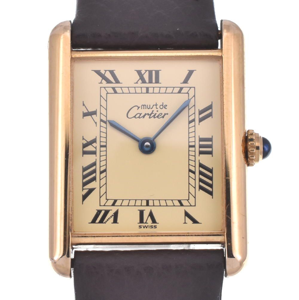 カルティエ　ヴェルメイユ カルティエ CARTIER 1615 マストタンク ヴェルメイユ SV925(GP