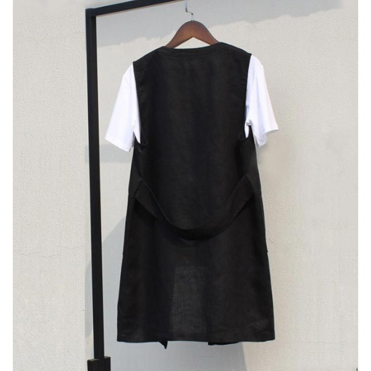 美品　Theory　23SS　リネン　ロングジレ　ベスト　ブラック　S 美品 Theory 23SS リネン ロングジレ ベスト ブラック S - メルカリ