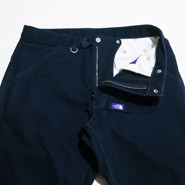 THE NORTH FACE PURPLE LABEL ザ ノース フェイス パープル レーベル WEBBING BELT DENIM PANTS NT5050N ウェビング ベルト デニム パンツ インディゴ ボトムス