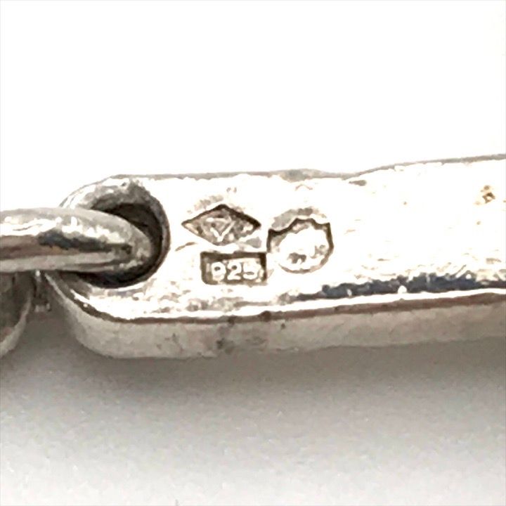 良品 HERMES エルメス セリエ SV925 バッグ チャーム キーリング