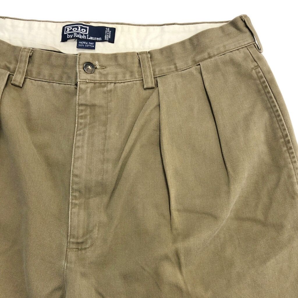 オールド ポロバイラルフローレン ポロチノ オリーブ ANDREW PANT 90's~ POLO by Ralph Lauren 