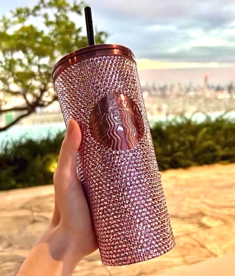 BLACKPINK スターバックス スパンコール コールドカップ 473ml 1 新品未使用！BLACKPINK スターバックス スパンコール コールド
