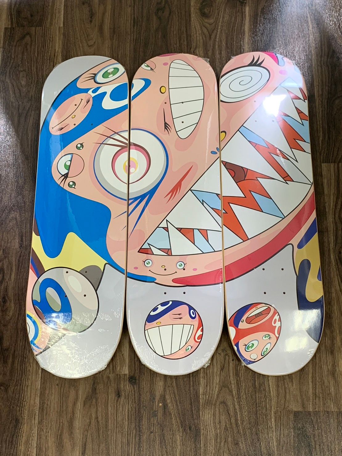 村上隆 FLYING DOB DECK SET GREY スケートボード デッキ