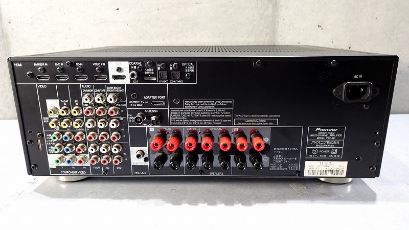 ☆状態良好☆ Pioneer パイオニア AVマルチチャンネルアンプ VSX-821