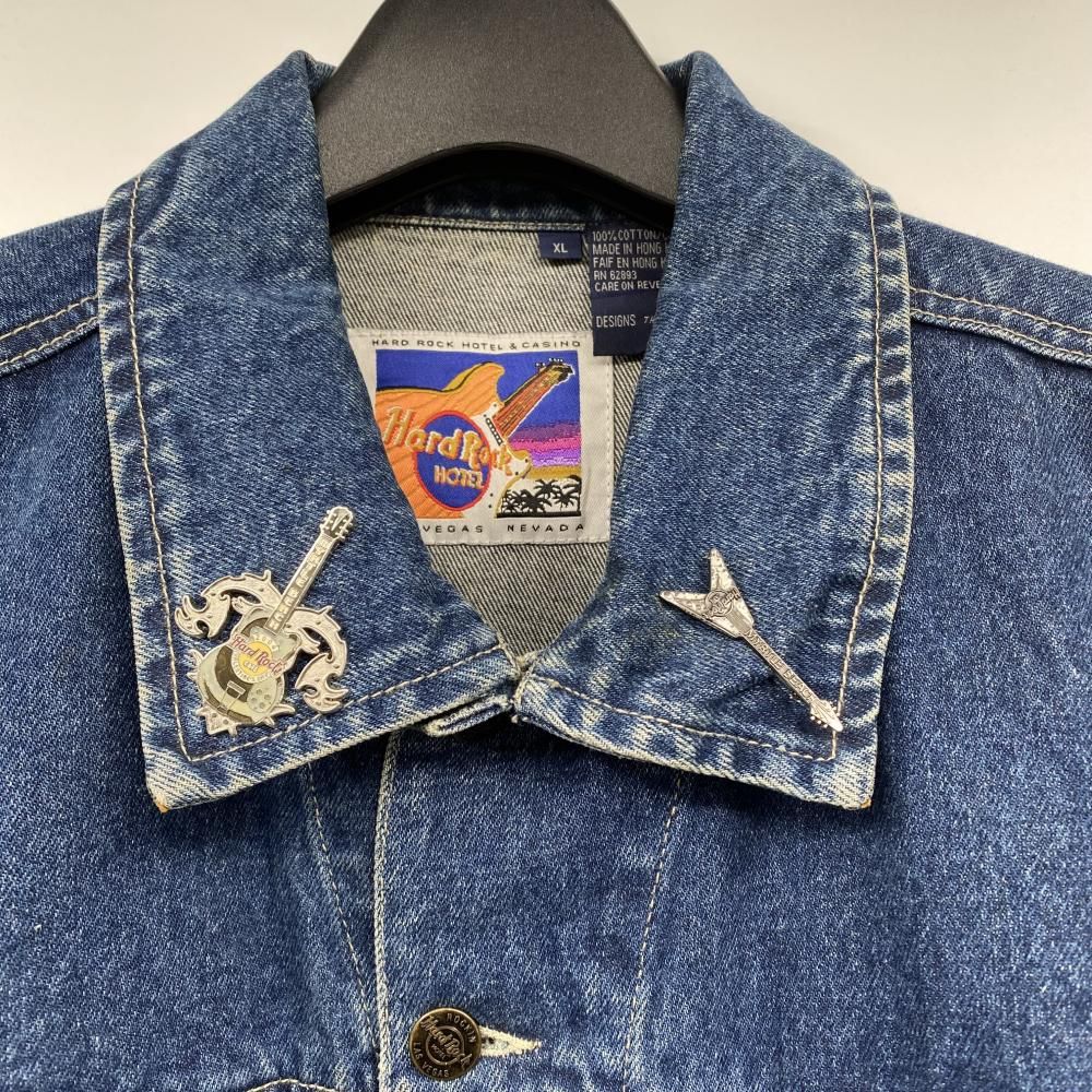 中古】【ボタン欠損】90s Hard Rock Hotel ラスベガス デニム