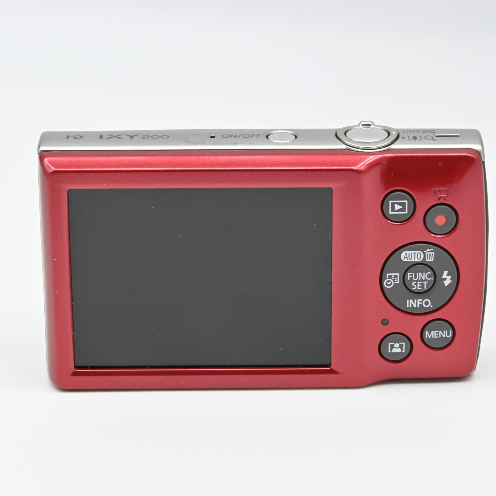 ★美品★キャノン CANON  デジタルカメラ IXY200 (RED)