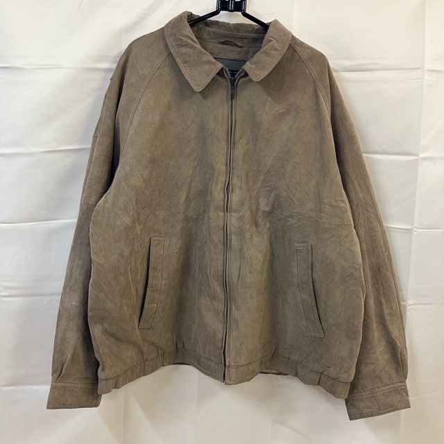 00s ジップアップジャケット　中綿　ベージュ　ゆるだぼ　古着 00s ジップアップジャケット 中綿 ベージュ ゆるだぼ 古着