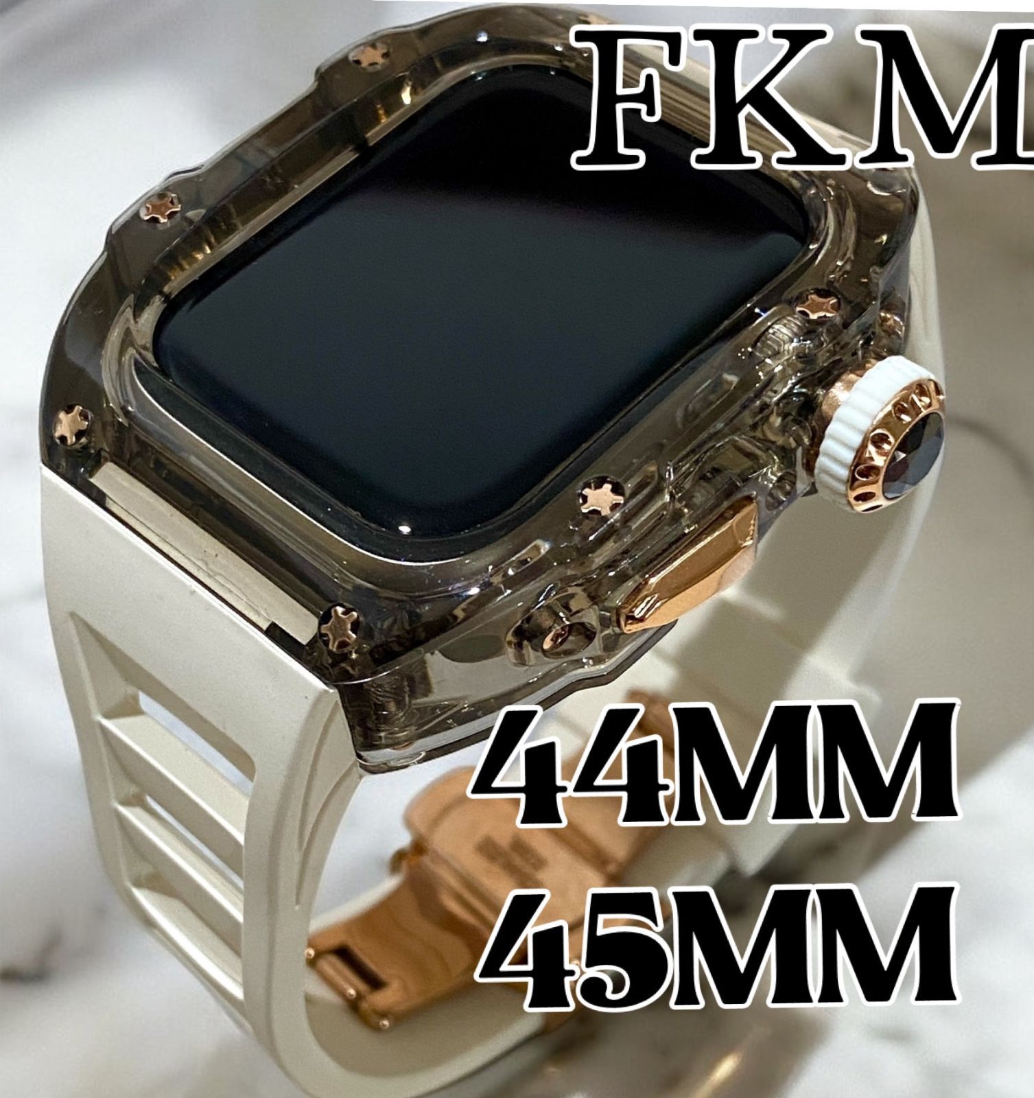 AppleWatch アップルウォッチバンド ラバーベルトカバー