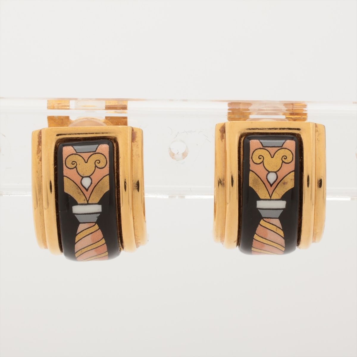 HERMES エルメス イヤリング エマイユ ゴールド WWW_MORNINGWALKER_COM