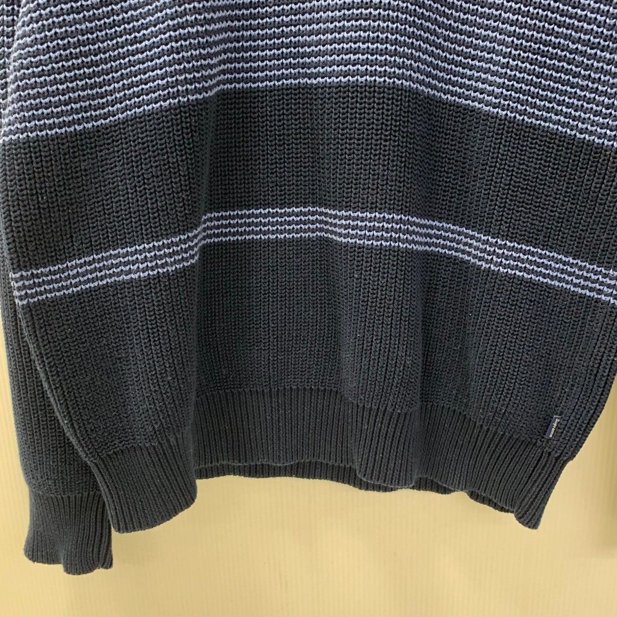 シュプリーム SUPREME Tonal Stripe Crewneck Sweater パーカ ネイビー 