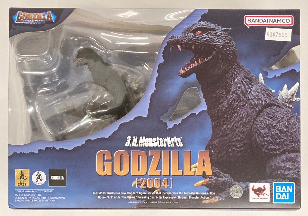 S.H.Monsterartsゴジラ2002初期版バンスピ開封中身未使用 BANDAI SPIRITS S.H.MonsterArts ゴジラ (2002) BANDAI SPIRITS版