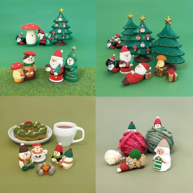 取寄品デコレ　コンコンブル　 クリスマス11点セット キャラクター玩具