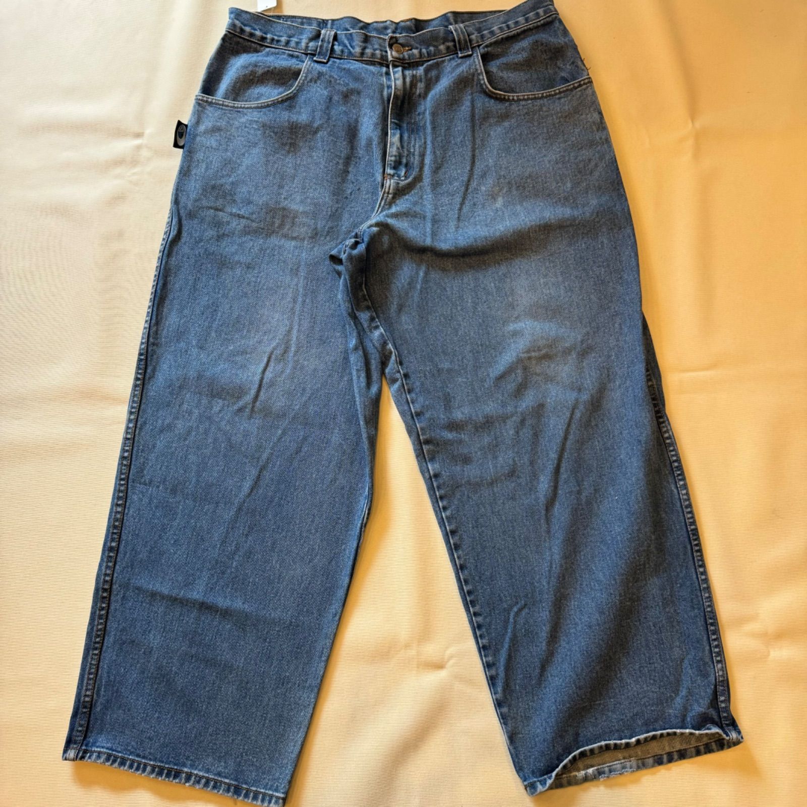 interstate USA製 hiphop パンツ デニム W38 ストリート 極太 ワイド 
