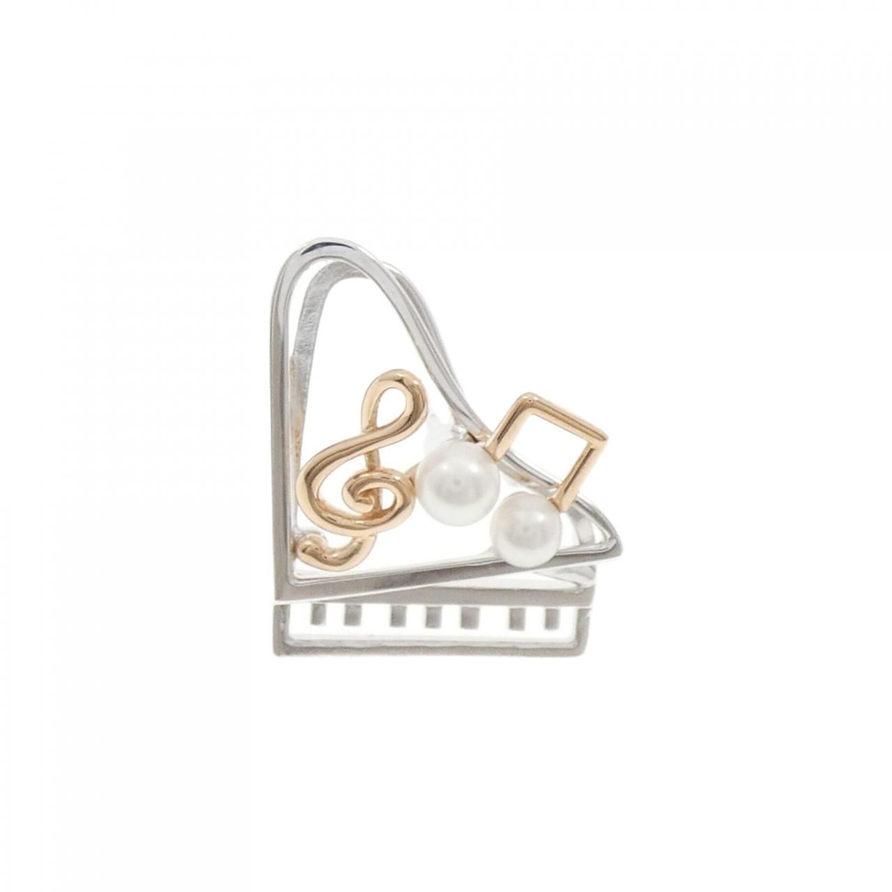 ミキモト ピアノ×オンプ アコヤパール ブローチ