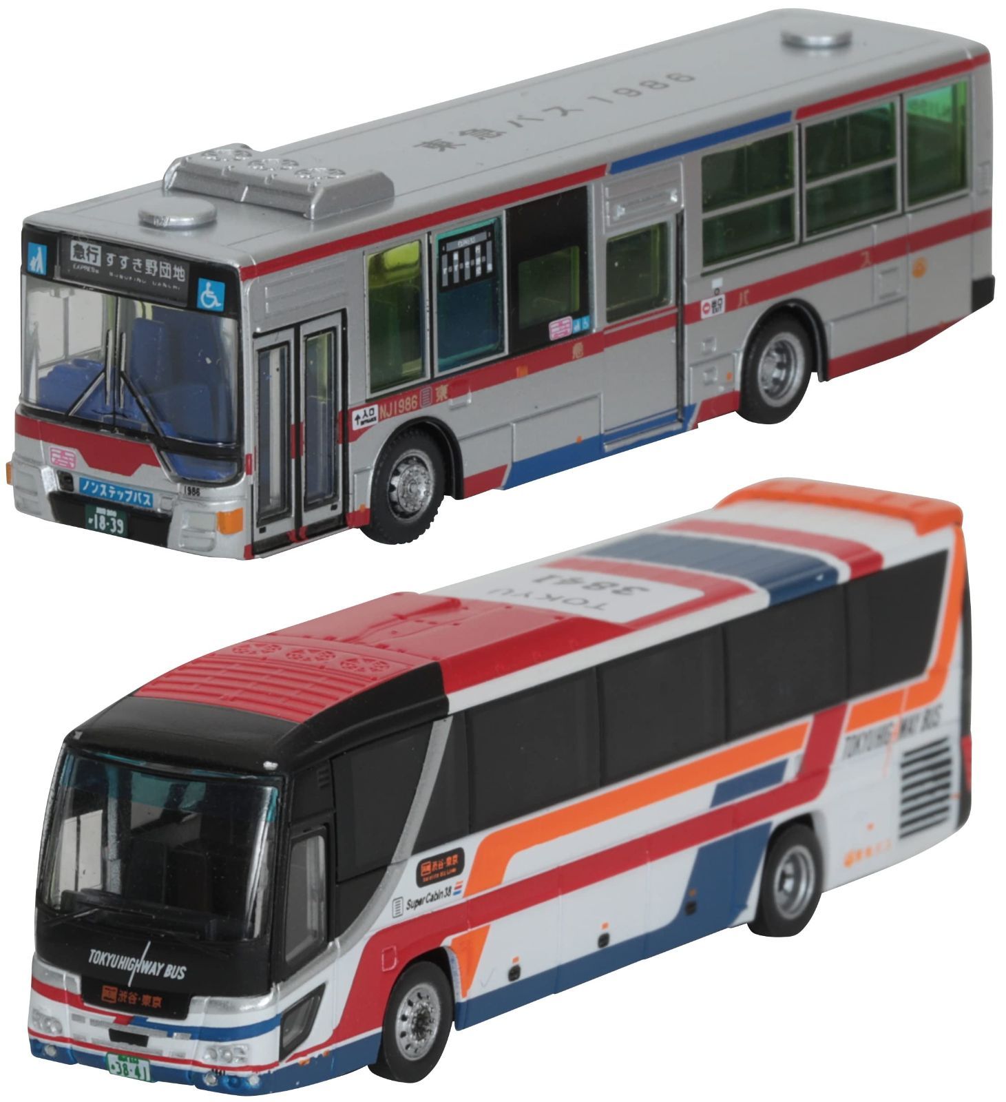 ザ・バスコレクション バスコレ 東急バス 創立30周年記念 2台セット ジオラマ用品 317371